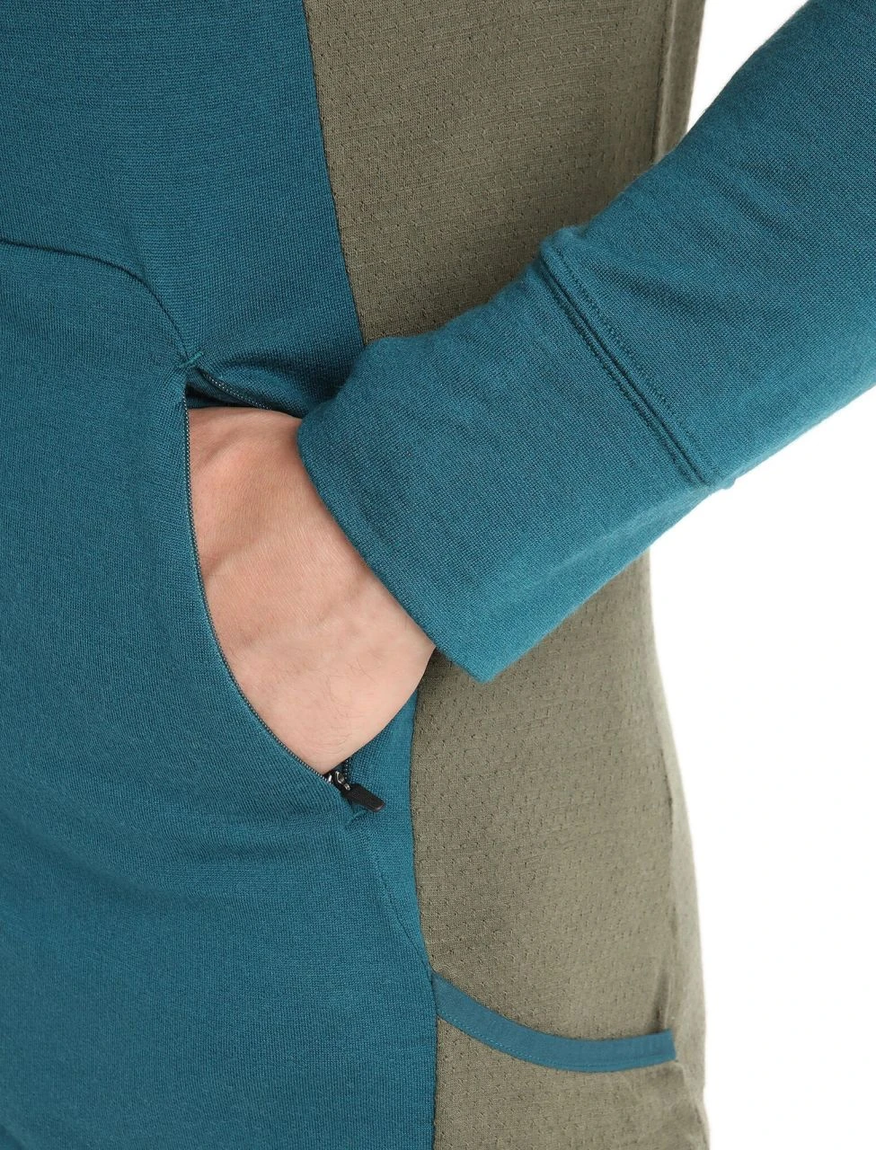 Icebreaker Men Merino Quantum Zoneknit Long Sleeve Zip Hoodie - Image 8