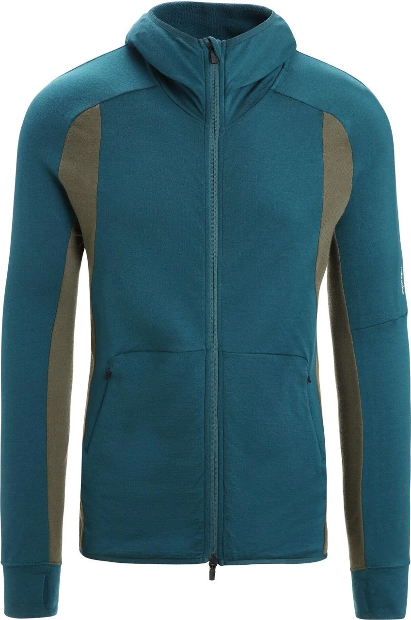 Icebreaker Men Merino Quantum Zoneknit Long Sleeve Zip Hoodie - Image 2