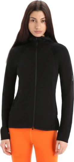 Icebreaker Women Merino Quantum Zoneknit Long Sleeve Zip Hoodie