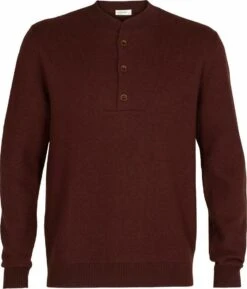 Icebreaker M Abbeyfield Half Button Sweater