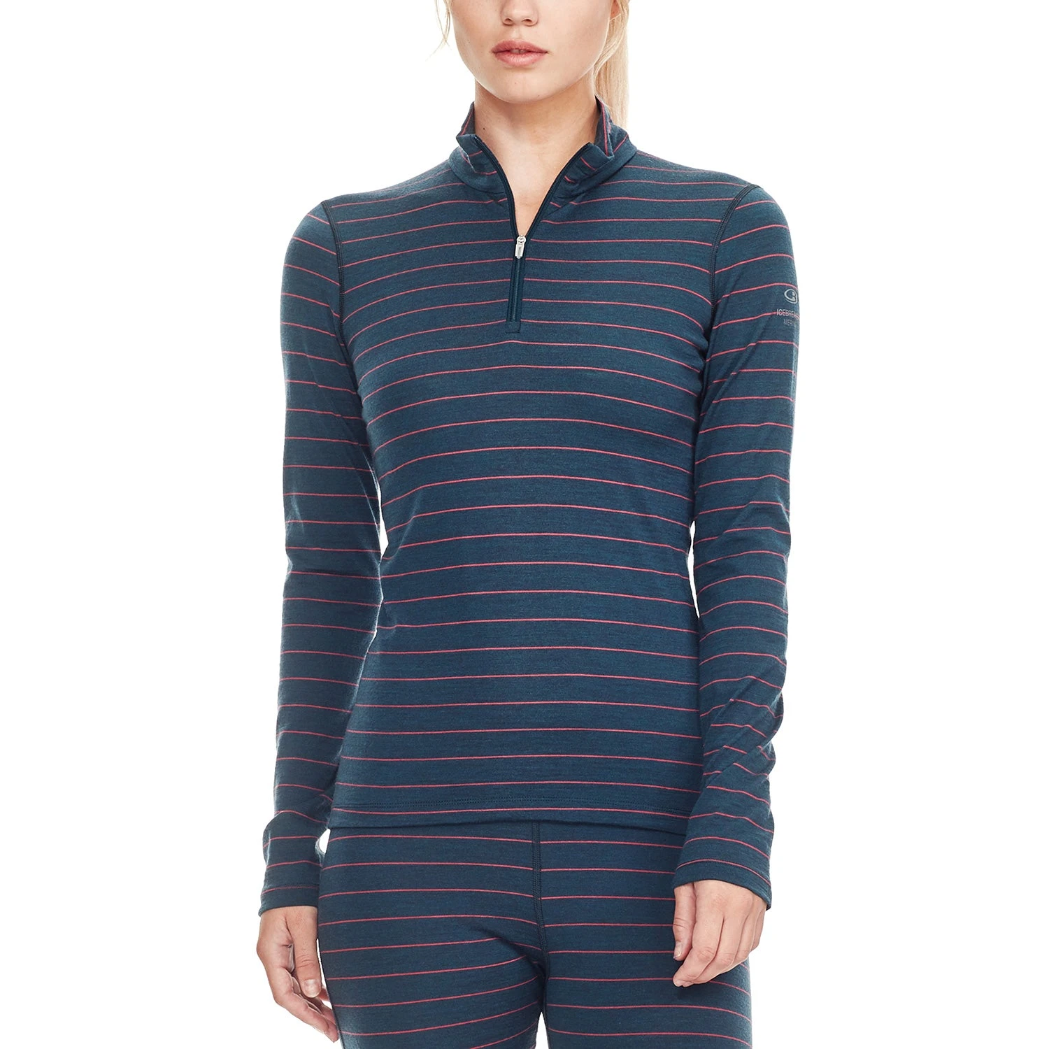 Icebreaker Oasis Long Sleeve Half Zip - Women's|-|Chandail à Manches Longues Et Demi-glissière Oasis Femme - Image 8