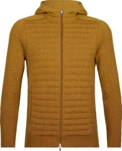 Icebreaker Men Zoneknit Insulated Long Sleeve Zip Hoodie