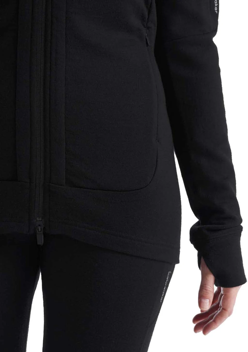 Icebreaker Merino Quantum III Long Sleeve Zip Top - Women's|-|Haut à Glissière Et Manches Longues Quantum III De Merino - Femme - Image 12