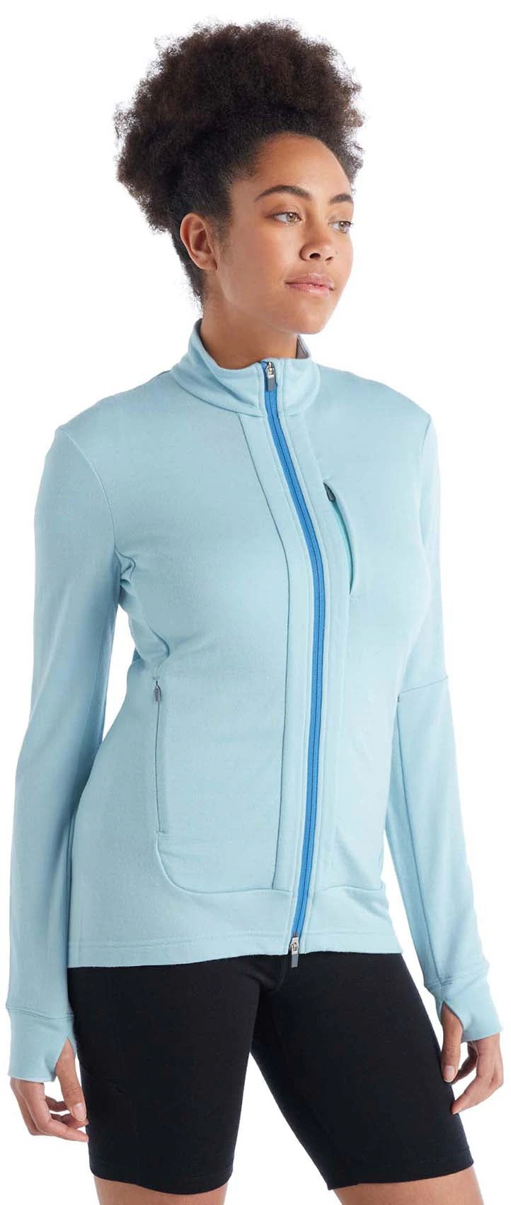 Icebreaker Merino Quantum III Long Sleeve Zip Top - Women's|-|Haut à Glissière Et Manches Longues Quantum III De Merino - Femme - Image 6