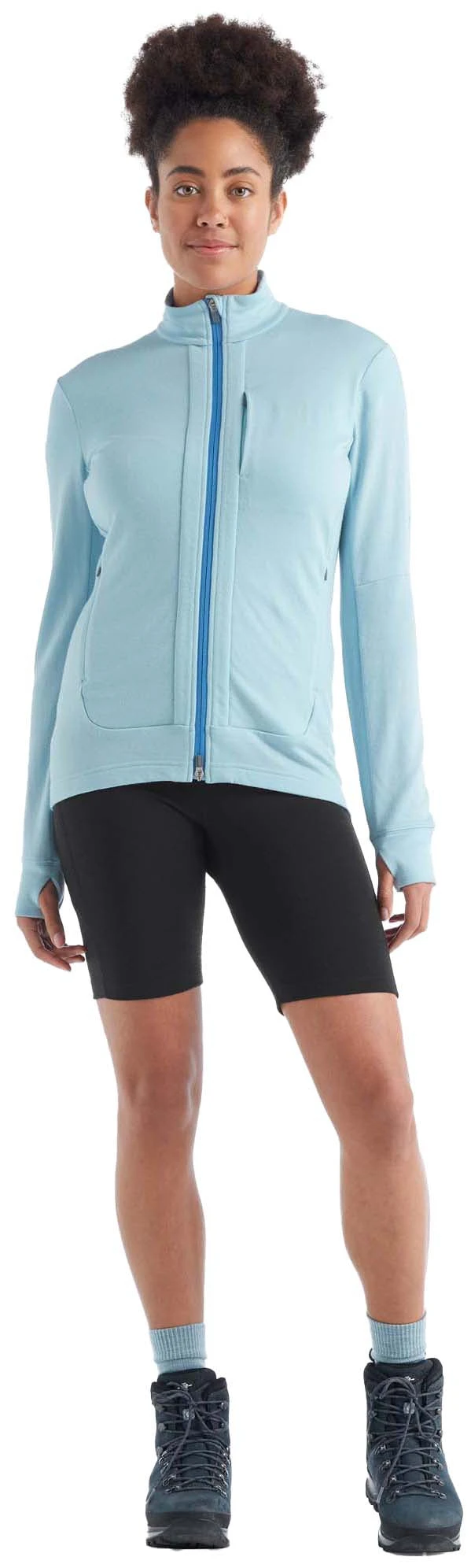Icebreaker Merino Quantum III Long Sleeve Zip Top - Women's|-|Haut à Glissière Et Manches Longues Quantum III De Merino - Femme - Image 14