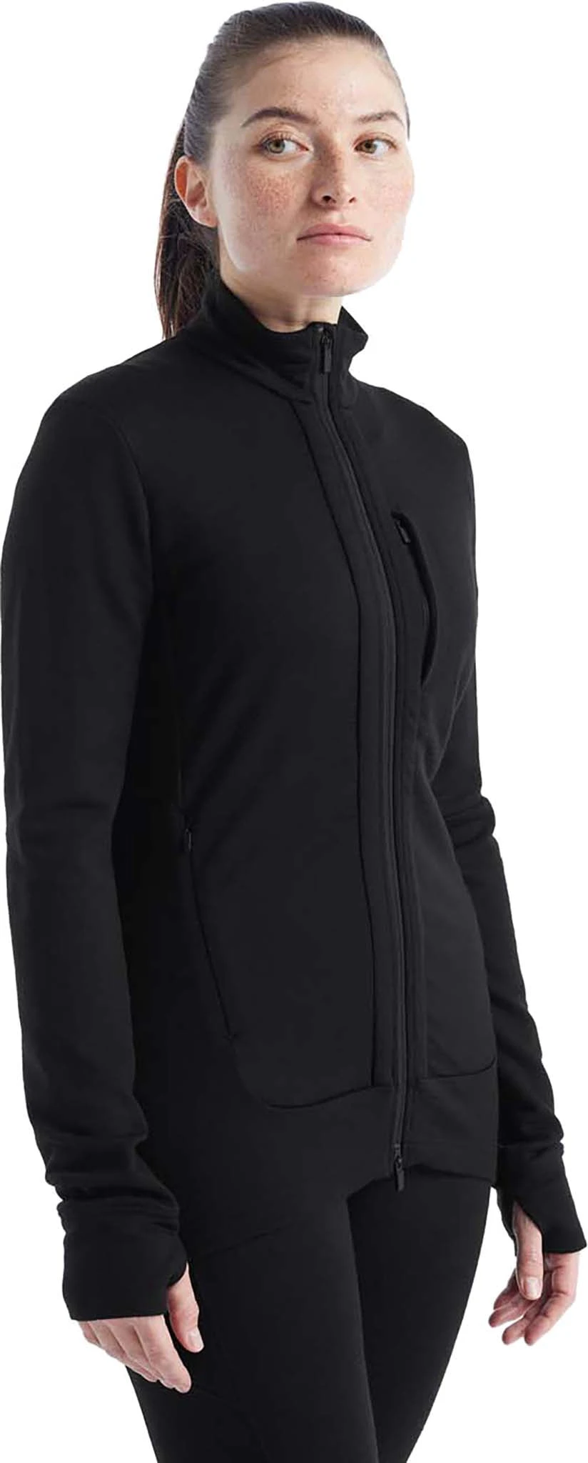 Icebreaker Merino Quantum III Long Sleeve Zip Top - Women's|-|Haut à Glissière Et Manches Longues Quantum III De Merino - Femme - Image 8