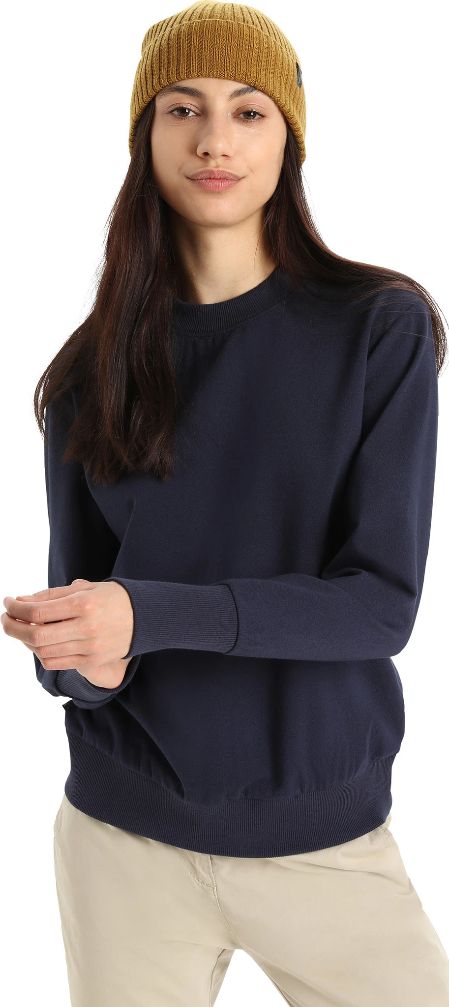 Central II Long Sleeve Sweatshirt - Women's|-|icebreaker Women's Merino Central II Long Sleeve Sweater - Image 3