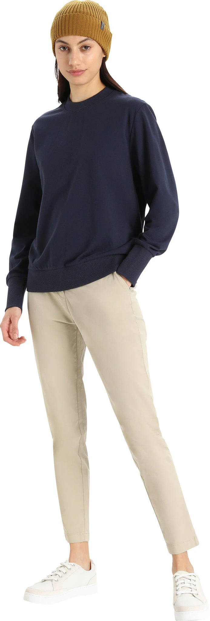 Central II Long Sleeve Sweatshirt - Women's|-|icebreaker Women's Merino Central II Long Sleeve Sweater - Image 4