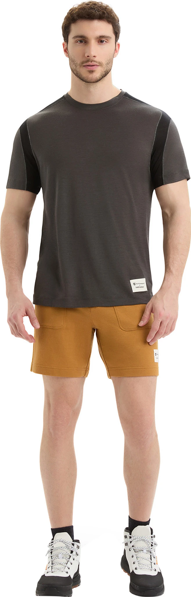 Icebreaker IB X Timberland Merino ZoneKnit Short Sleeve Tee - Men's|-|T-shirt à Manches Courtes En Laine Mérinos ZoneKnit IB X Timberland - Homme - Image 4