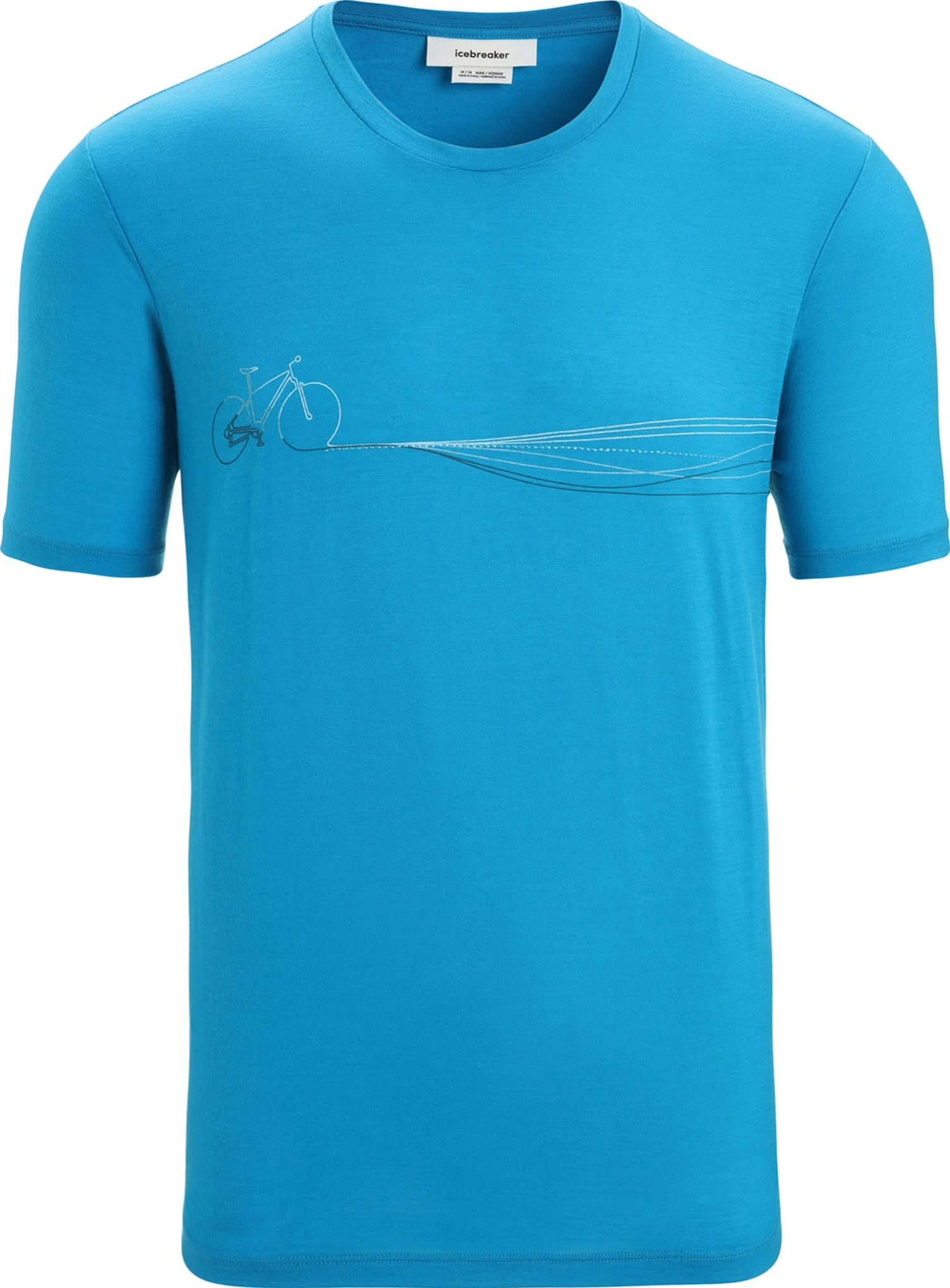 Icebreaker Tech Lite II Short Sleeve Tee Cadence Paths - Men's|-|T-shirt Tech Lite II Cadence Paths - Homme - Image 2