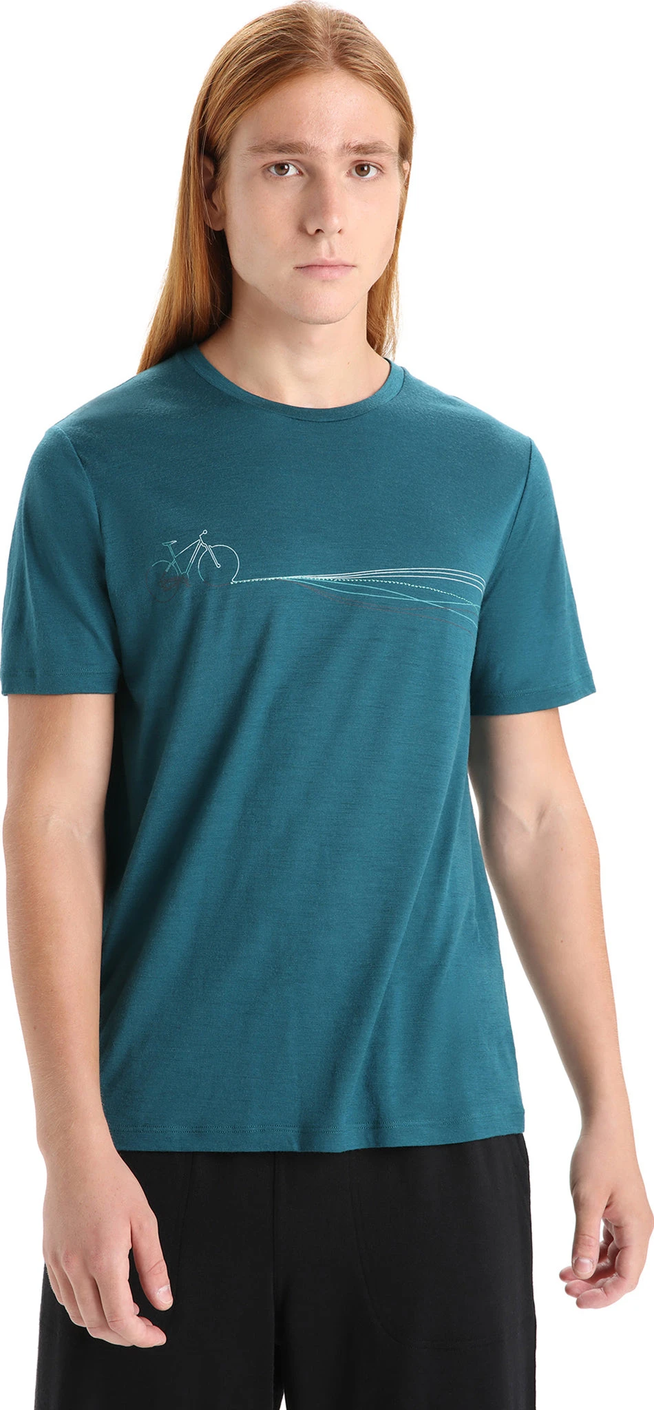 Icebreaker Tech Lite II Short Sleeve Tee Cadence Paths - Men's|-|T-shirt Tech Lite II Cadence Paths - Homme - Image 12