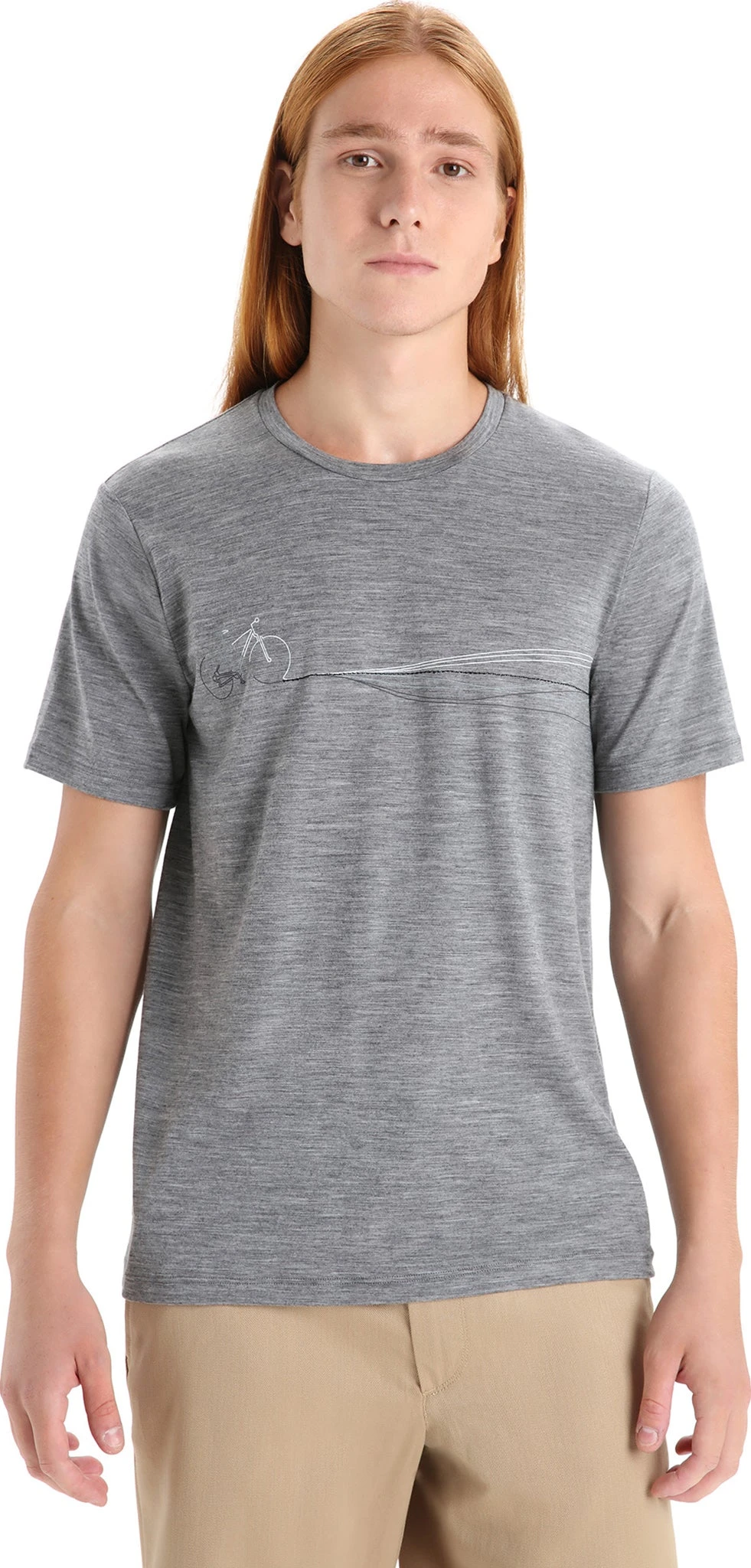 Icebreaker Tech Lite II Short Sleeve Tee Cadence Paths - Men's|-|T-shirt Tech Lite II Cadence Paths - Homme - Image 9