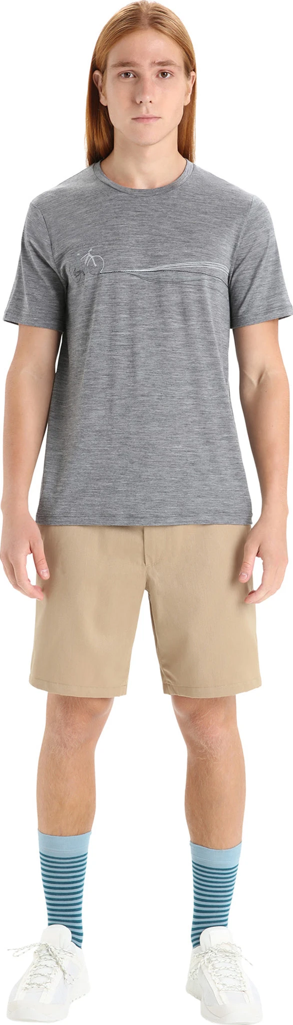 Icebreaker Tech Lite II Short Sleeve Tee Cadence Paths - Men's|-|T-shirt Tech Lite II Cadence Paths - Homme - Image 11