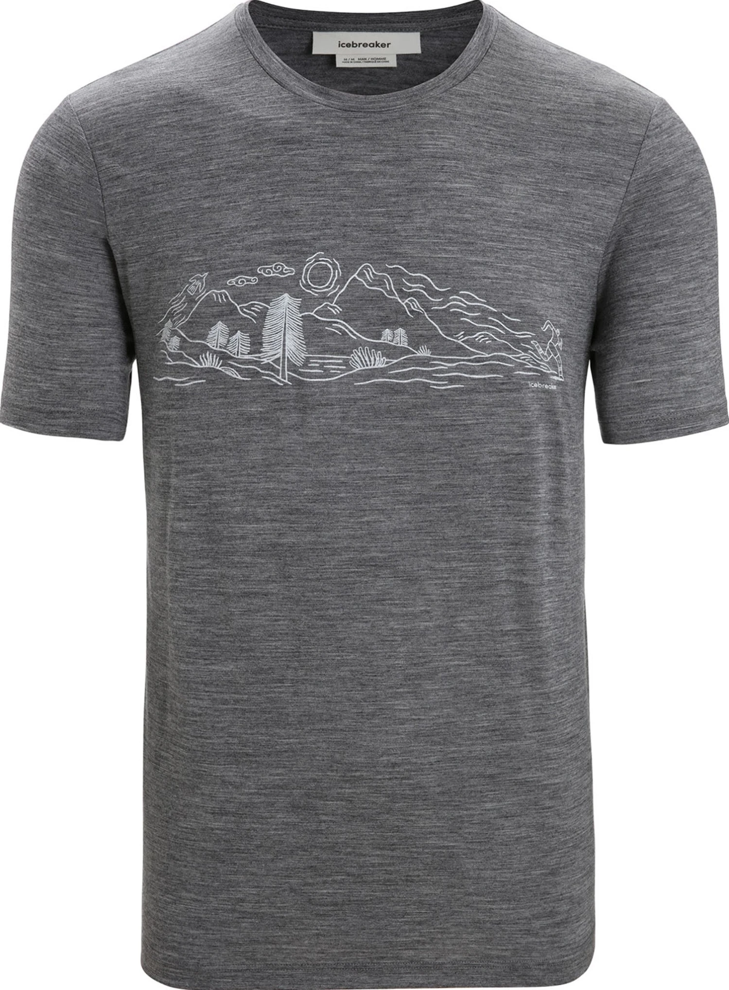 Icebreaker Tech Lite II Short Sleeve Tee Nature Sprint - Men's|-|T-shirt Tech Lite II Nature Sprint - Homme - Image 2
