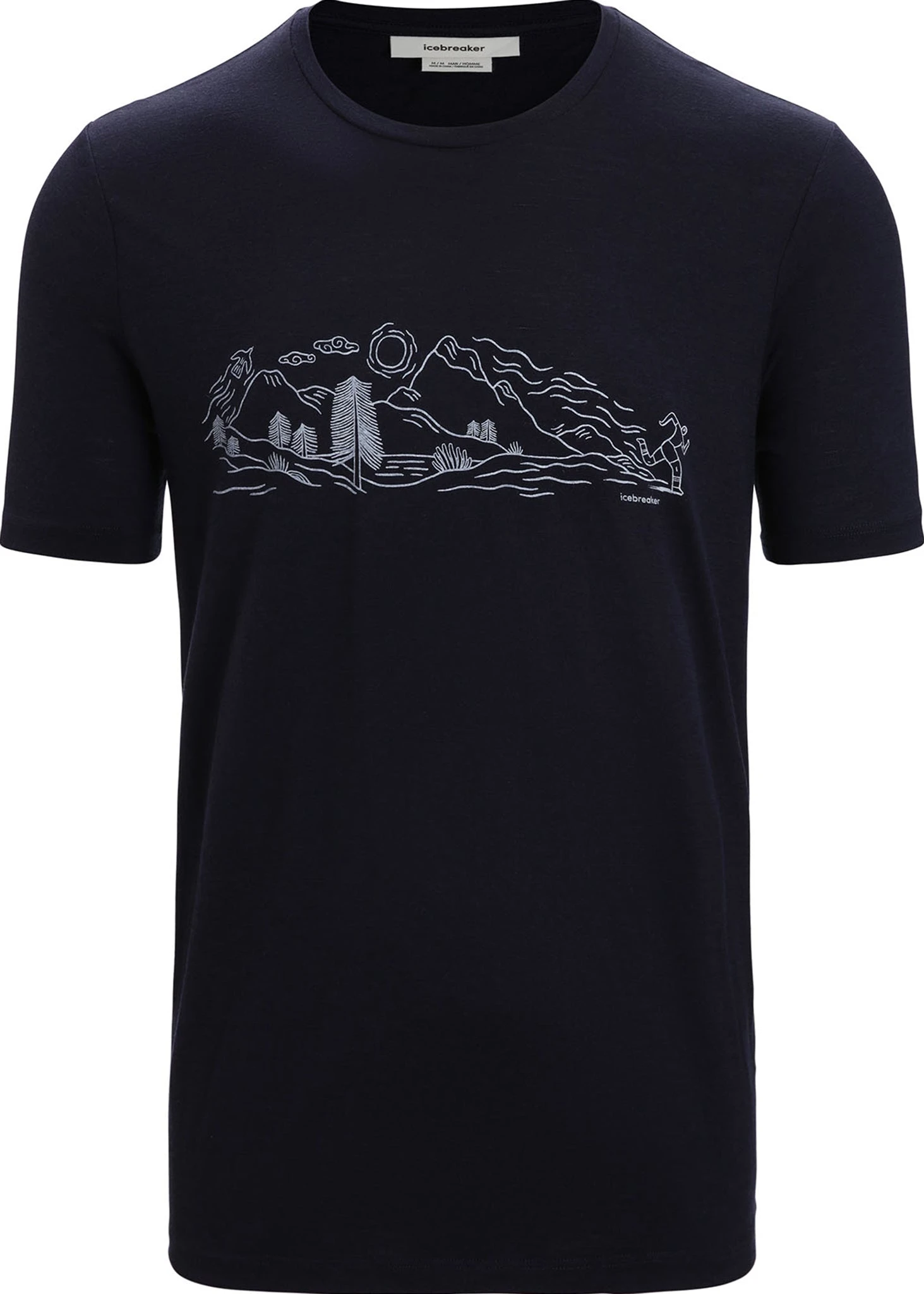 Icebreaker Tech Lite II Short Sleeve Tee Nature Sprint - Men's|-|T-shirt Tech Lite II Nature Sprint - Homme