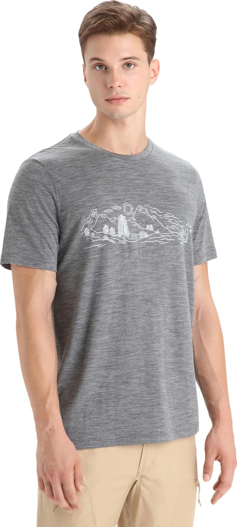 Icebreaker Tech Lite II Short Sleeve Tee Nature Sprint - Men's|-|T-shirt Tech Lite II Nature Sprint - Homme - Image 6