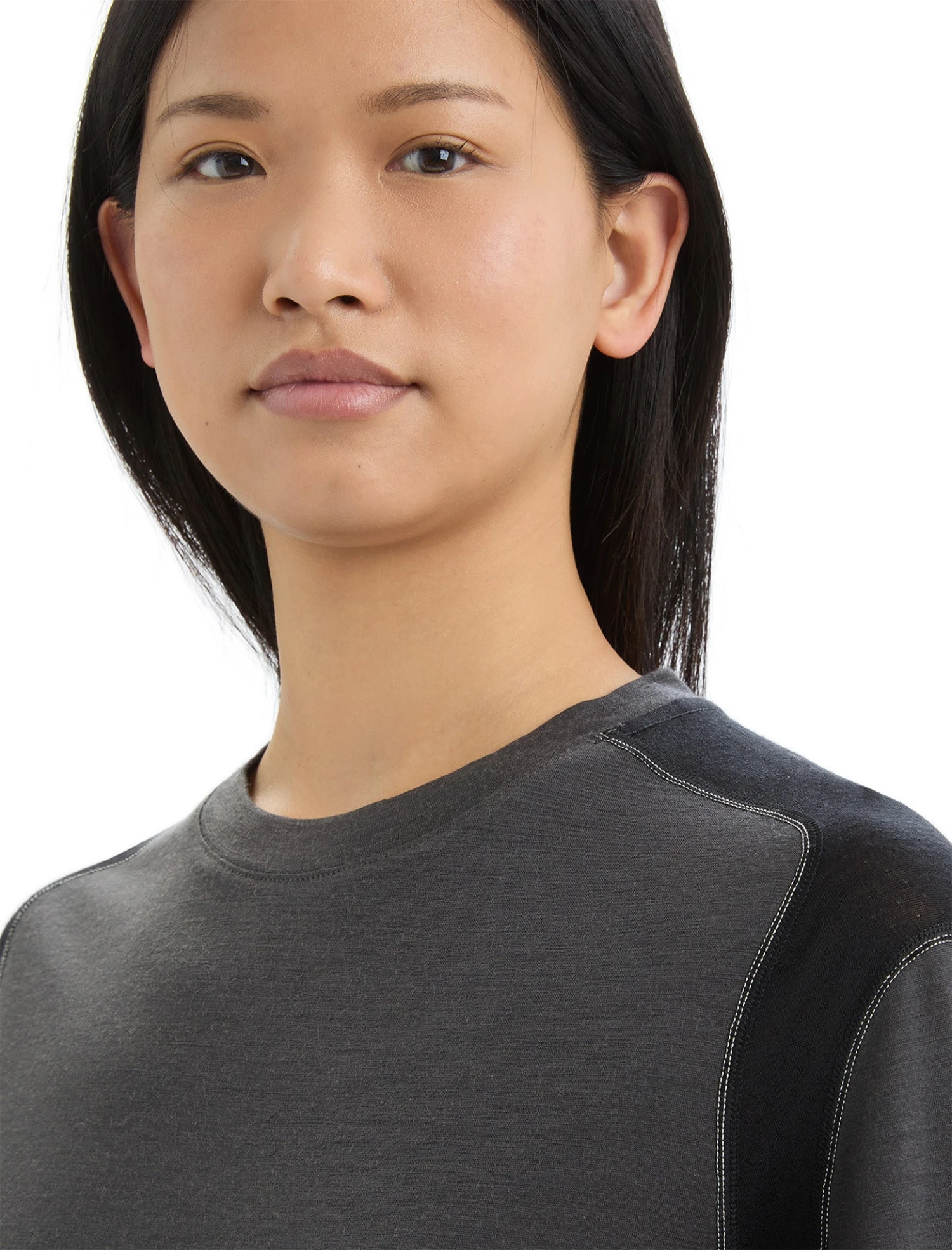 Icebreaker IB X Timberland Merino ZoneKnit Short Sleeve Tee - Women's|-|T-shirt à Manches Courtes En Laine Mérinos ZoneKnit IB X Timberland - Femme - Image 3