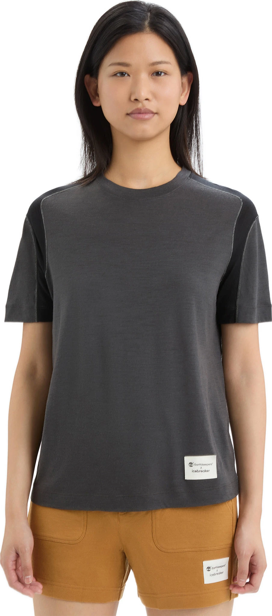 Icebreaker IB X Timberland Merino ZoneKnit Short Sleeve Tee - Women's|-|T-shirt à Manches Courtes En Laine Mérinos ZoneKnit IB X Timberland - Femme - Image 7