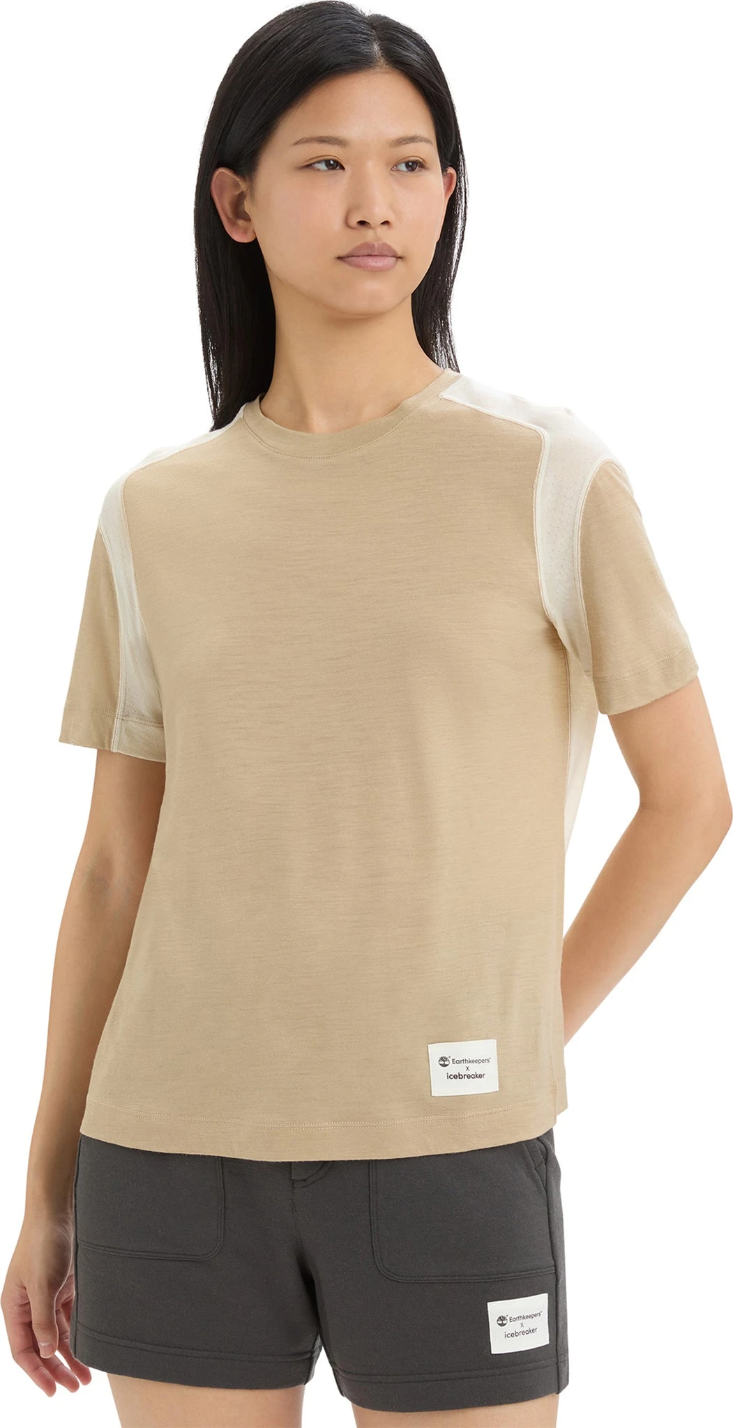 Icebreaker IB X Timberland Merino ZoneKnit Short Sleeve Tee - Women's|-|T-shirt à Manches Courtes En Laine Mérinos ZoneKnit IB X Timberland - Femme - Image 5