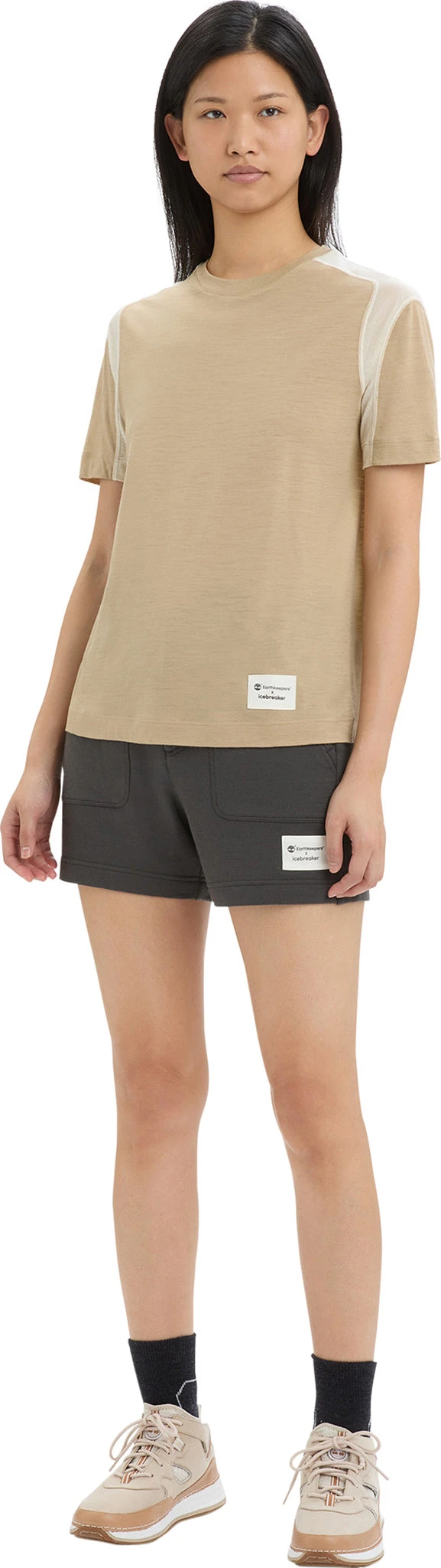 Icebreaker IB X Timberland Merino ZoneKnit Short Sleeve Tee - Women's|-|T-shirt à Manches Courtes En Laine Mérinos ZoneKnit IB X Timberland - Femme - Image 12