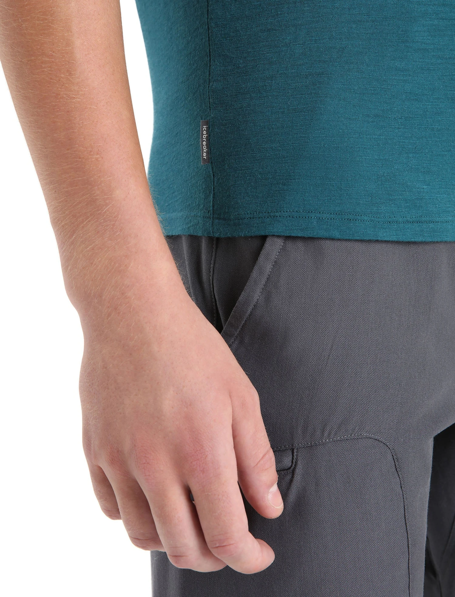 Icebreaker Hike Short Sleeve Top - Men's|-|Haut à Manches Courtes Hike - Homme - Image 6