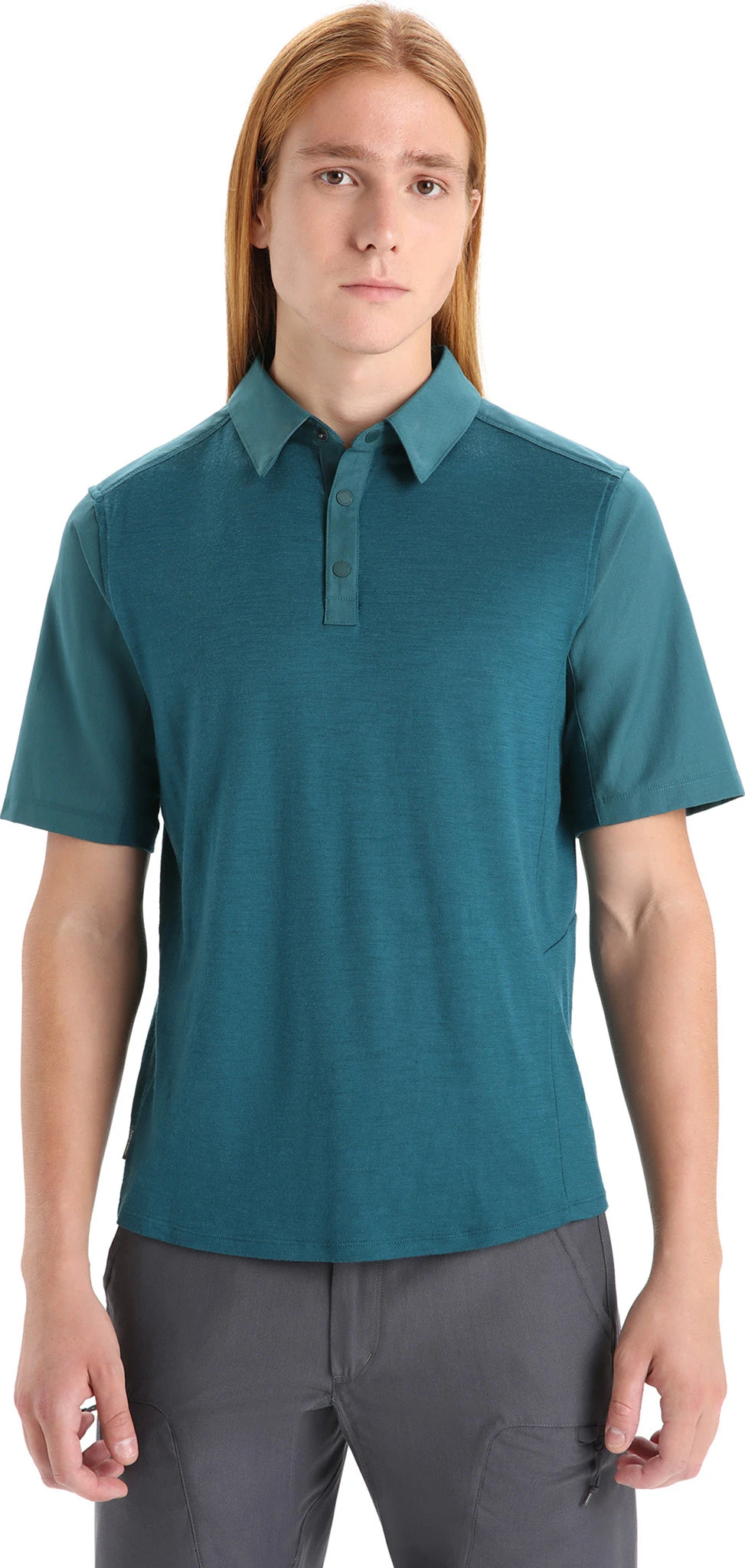 Icebreaker Hike Short Sleeve Top - Men's|-|Haut à Manches Courtes Hike - Homme - Image 4