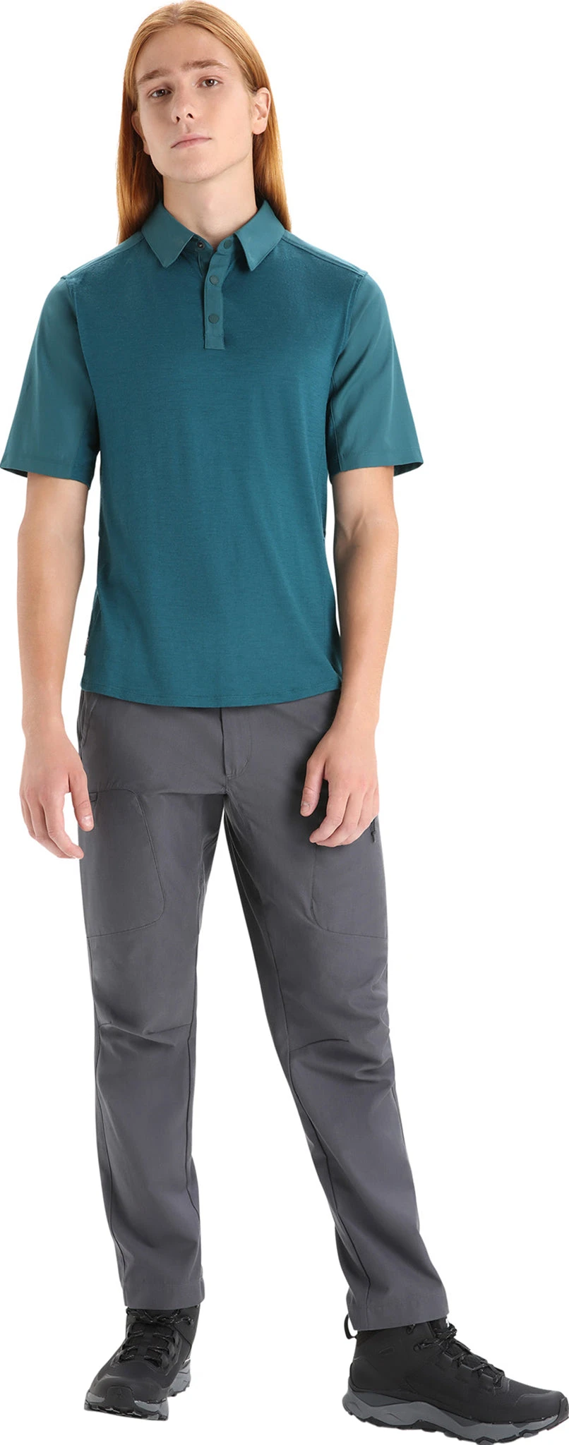 Icebreaker Hike Short Sleeve Top - Men's|-|Haut à Manches Courtes Hike - Homme - Image 10