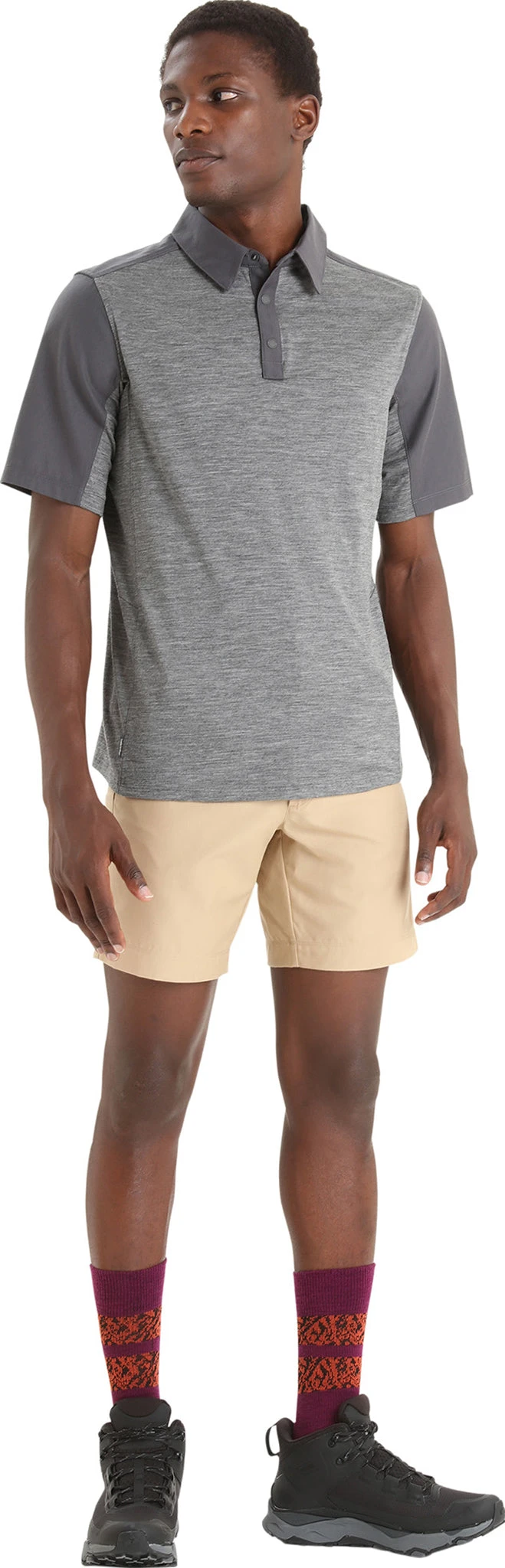 Icebreaker Hike Short Sleeve Top - Men's|-|Haut à Manches Courtes Hike - Homme - Image 16