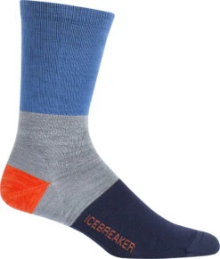 Icebreaker Men's Lifestyle Ultra Light Crew - Rugby Stripe|-|Chaussettes Lifestyle Ultra Light Crew Rugby Stripe Homme