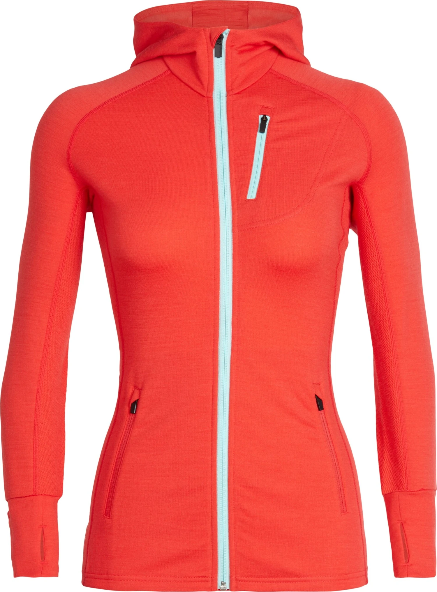 Icebreaker Quantum Long Sleeve Zip Hood - Women's|-|Chandail à Capuchon Et Glissière Quantum - Femme - Image 11
