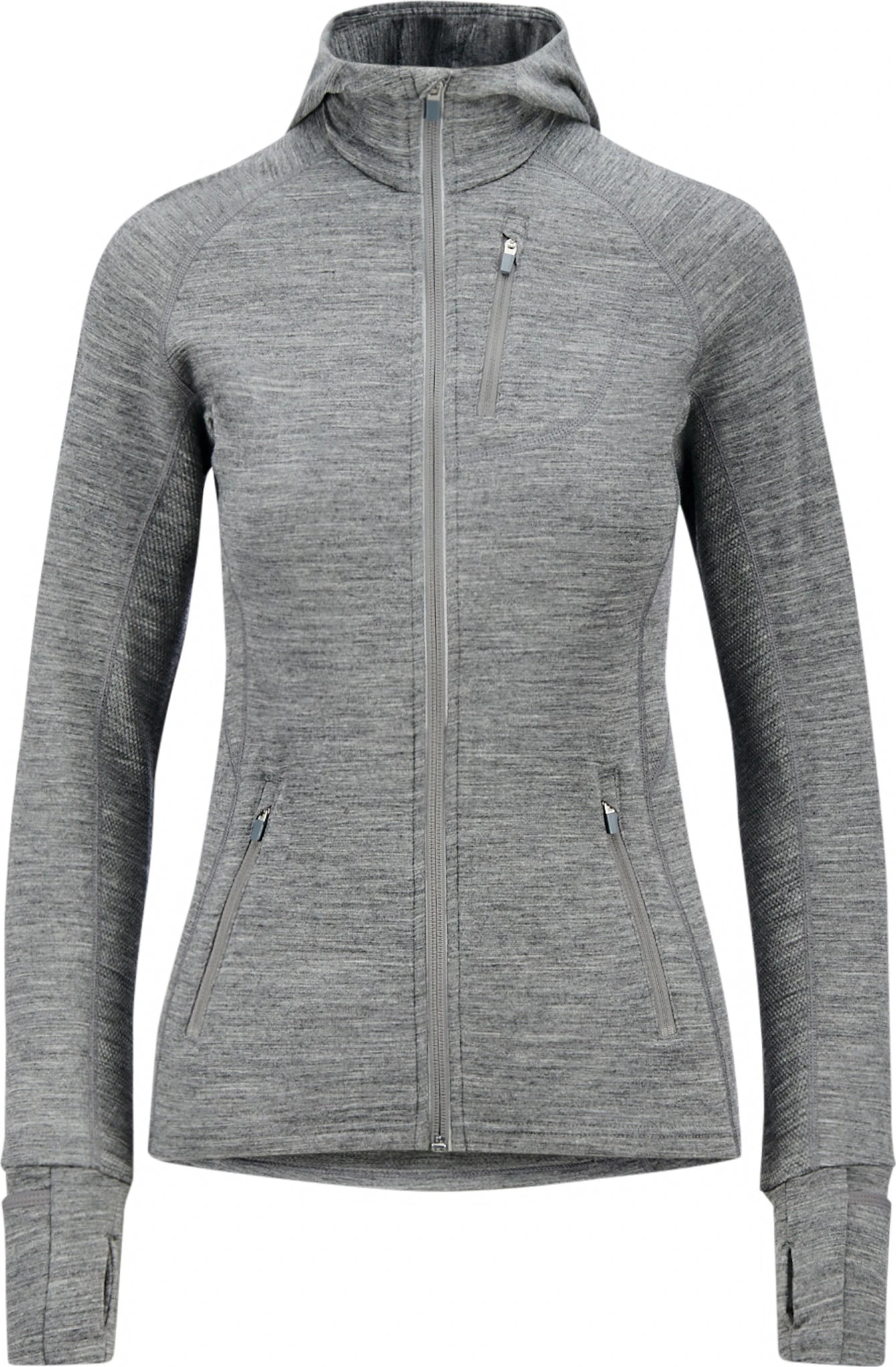 Icebreaker Quantum Long Sleeve Zip Hood - Women's|-|Chandail à Capuchon Et Glissière Quantum - Femme - Image 12