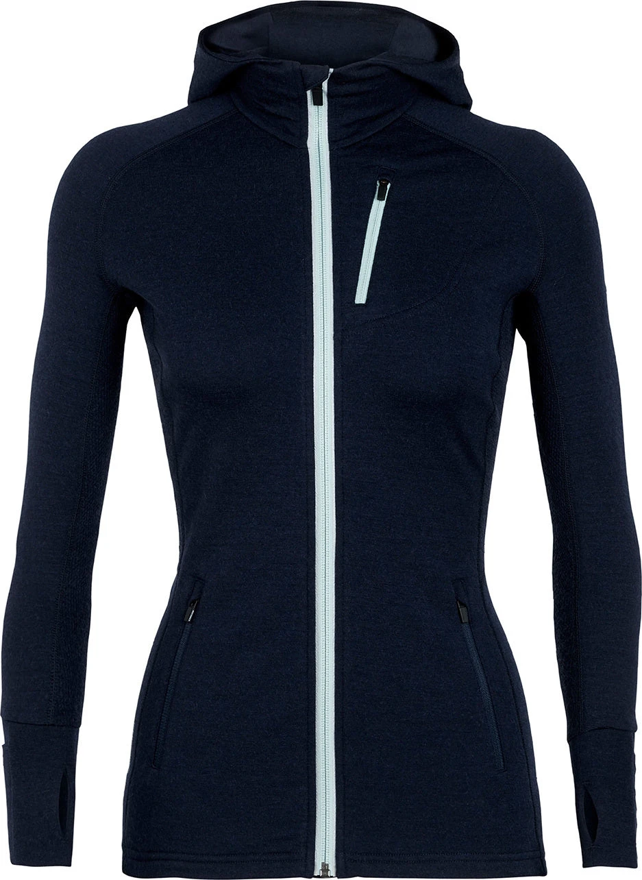 Icebreaker Quantum Long Sleeve Zip Hood - Women's|-|Chandail à Capuchon Et Glissière Quantum - Femme - Image 8