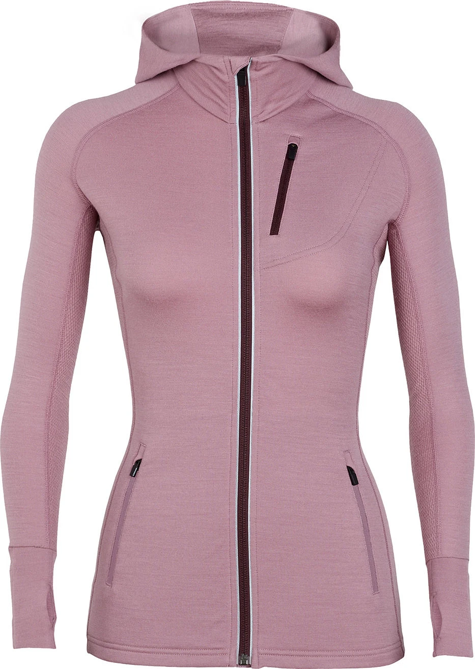Icebreaker Quantum Long Sleeve Zip Hood - Women's|-|Chandail à Capuchon Et Glissière Quantum - Femme - Image 9