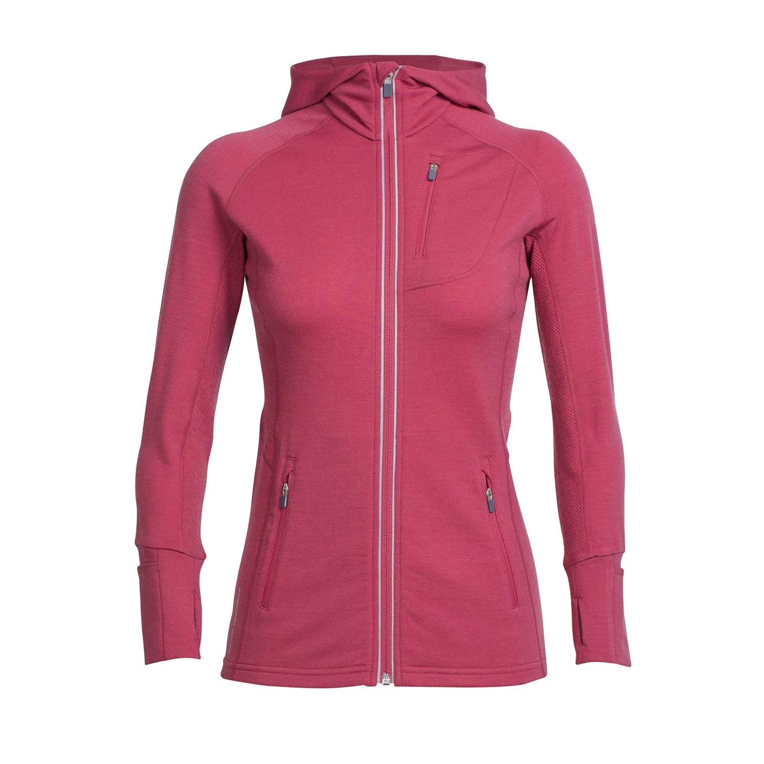 Icebreaker Quantum Long Sleeve Zip Hood - Women's|-|Chandail à Capuchon Et Glissière Quantum - Femme - Image 5