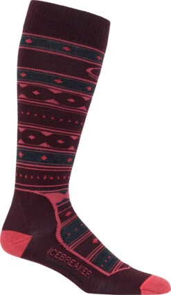 Icebreaker Ski+ Ultra Light OTC Icon Fairisle - Women's|-|Chaussettes Ski+ Ultra Light OTC Icon Fairisle Femme