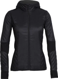 Icebreaker Helix Long Sleeve Zip Hood - Women's|-|Chandail à Capuchon Et Glissière Helix Femme