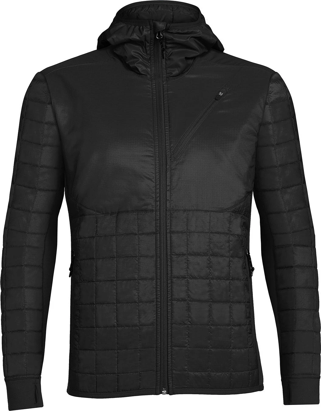 Icebreaker Helix Long Sleeve Zip Hood - Men's|-|Chandail à Capuchon Et Glissière Helix - Homme