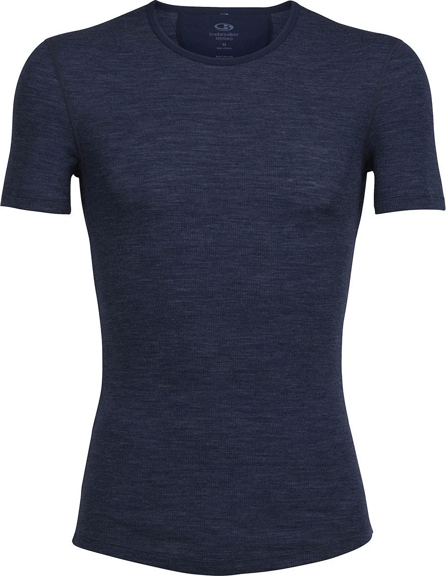 Icebreaker Anatomica Rib Short Sleeve Crewe - Men's|-|T-Shirt Anatomica Rib - Homme - Image 2