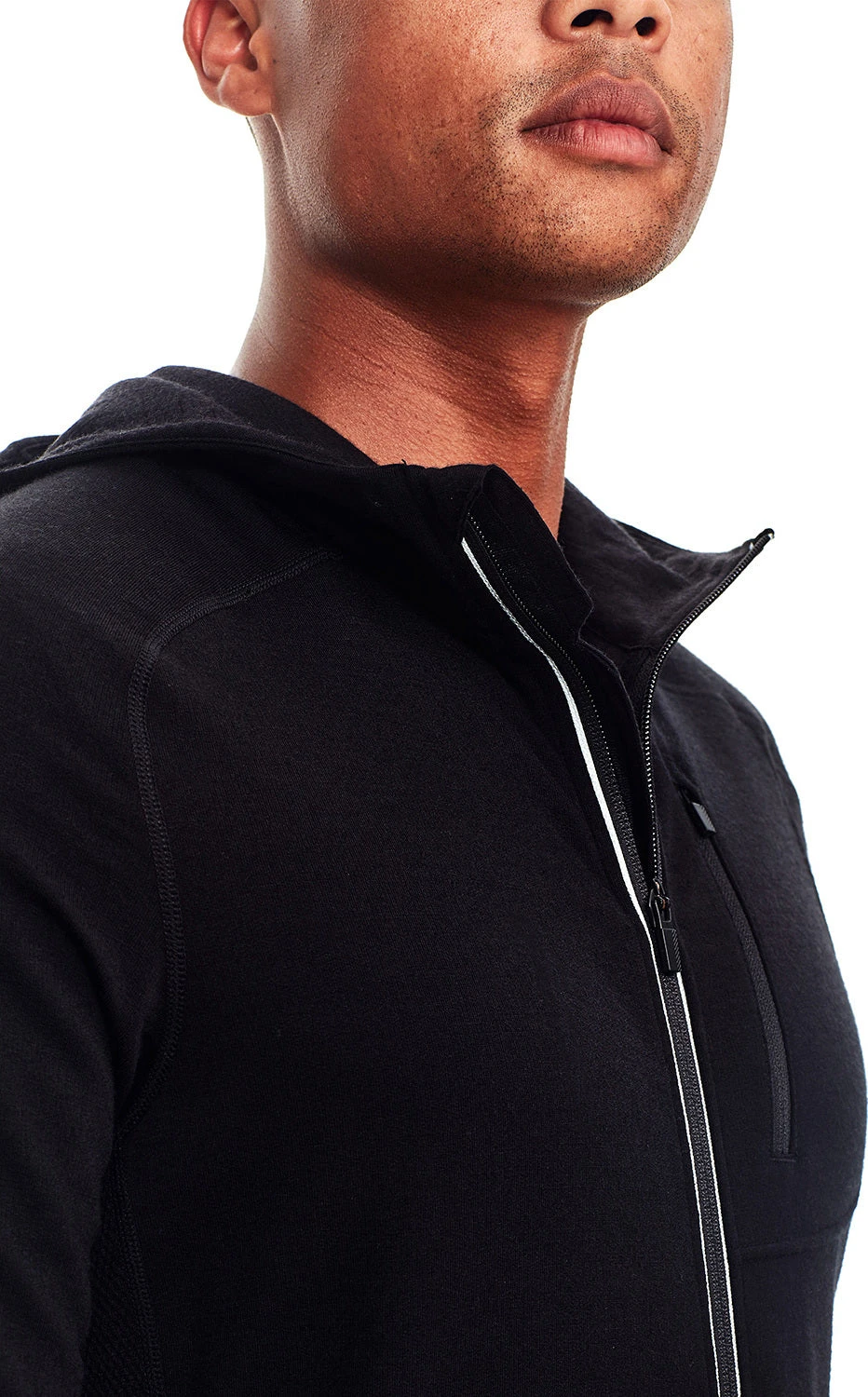 Icebreaker Quantum Long Sleeve Zip Hood - Men's|-|Chandail à Capuchon Et Glissière Quantum - Homme - Image 9