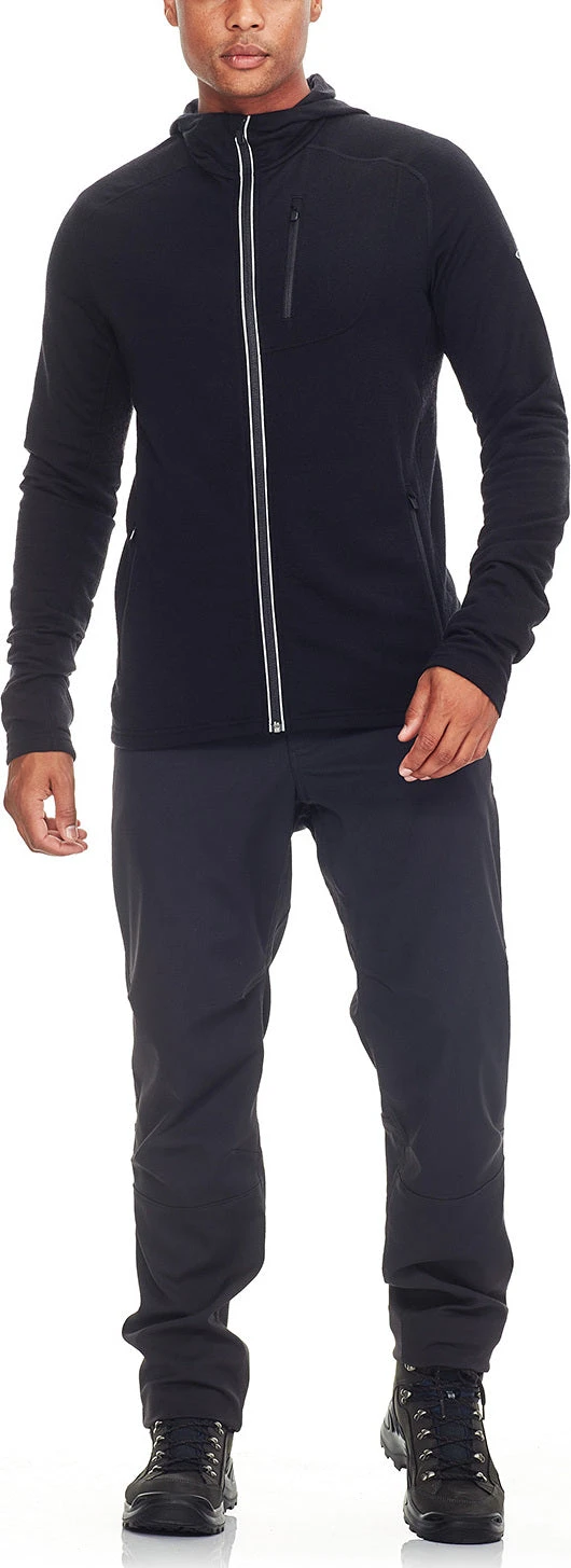 Icebreaker Quantum Long Sleeve Zip Hood - Men's|-|Chandail à Capuchon Et Glissière Quantum - Homme - Image 8