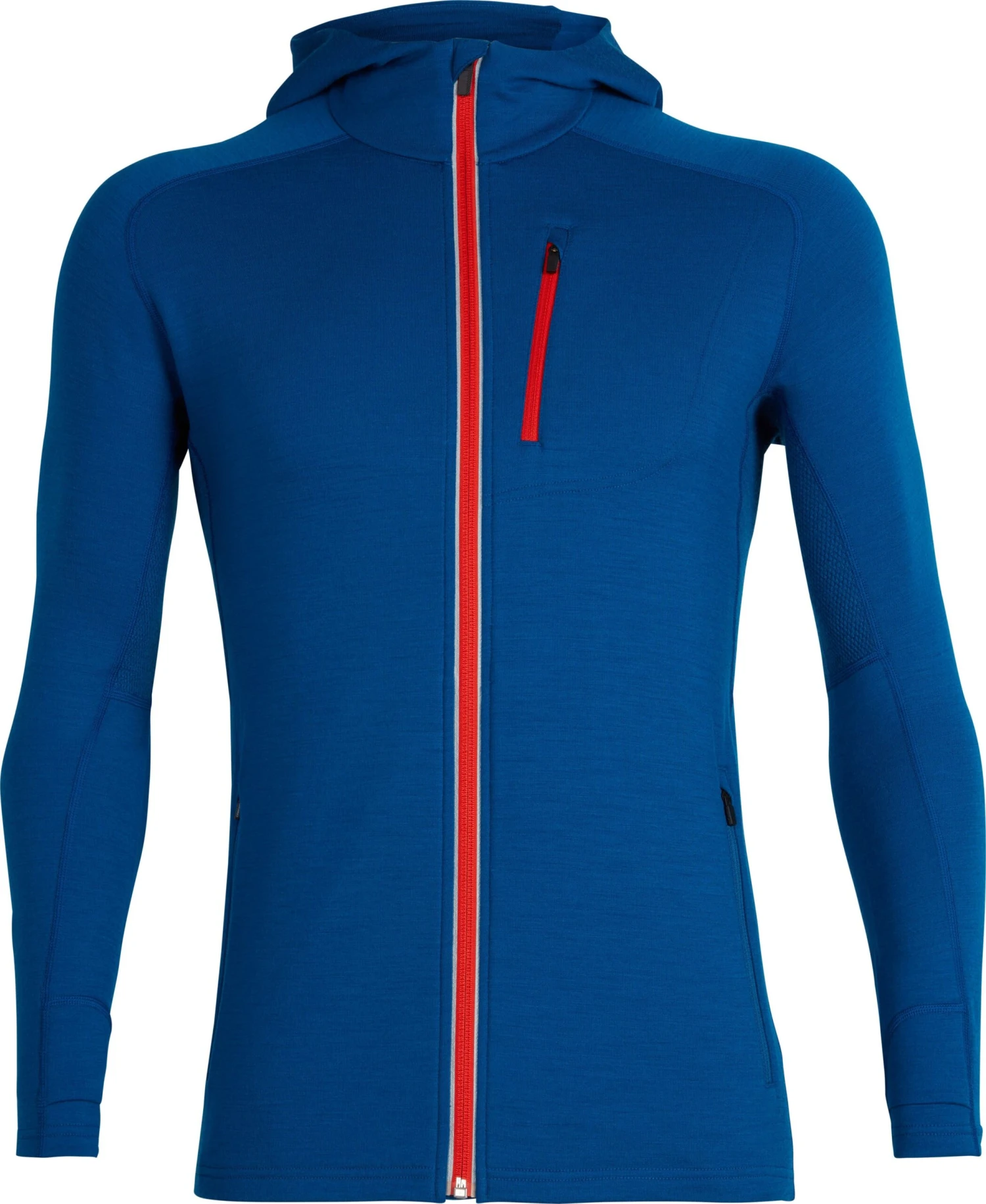 Icebreaker Quantum Long Sleeve Zip Hood - Men's|-|Chandail à Capuchon Et Glissière Quantum - Homme - Image 5