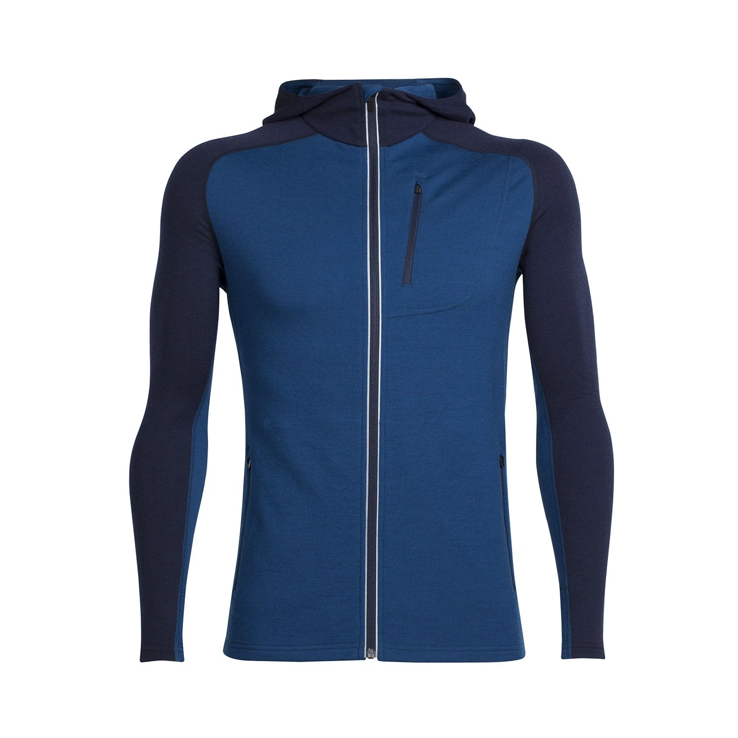 Icebreaker Quantum Long Sleeve Zip Hood - Men's|-|Chandail à Capuchon Et Glissière Quantum - Homme - Image 3