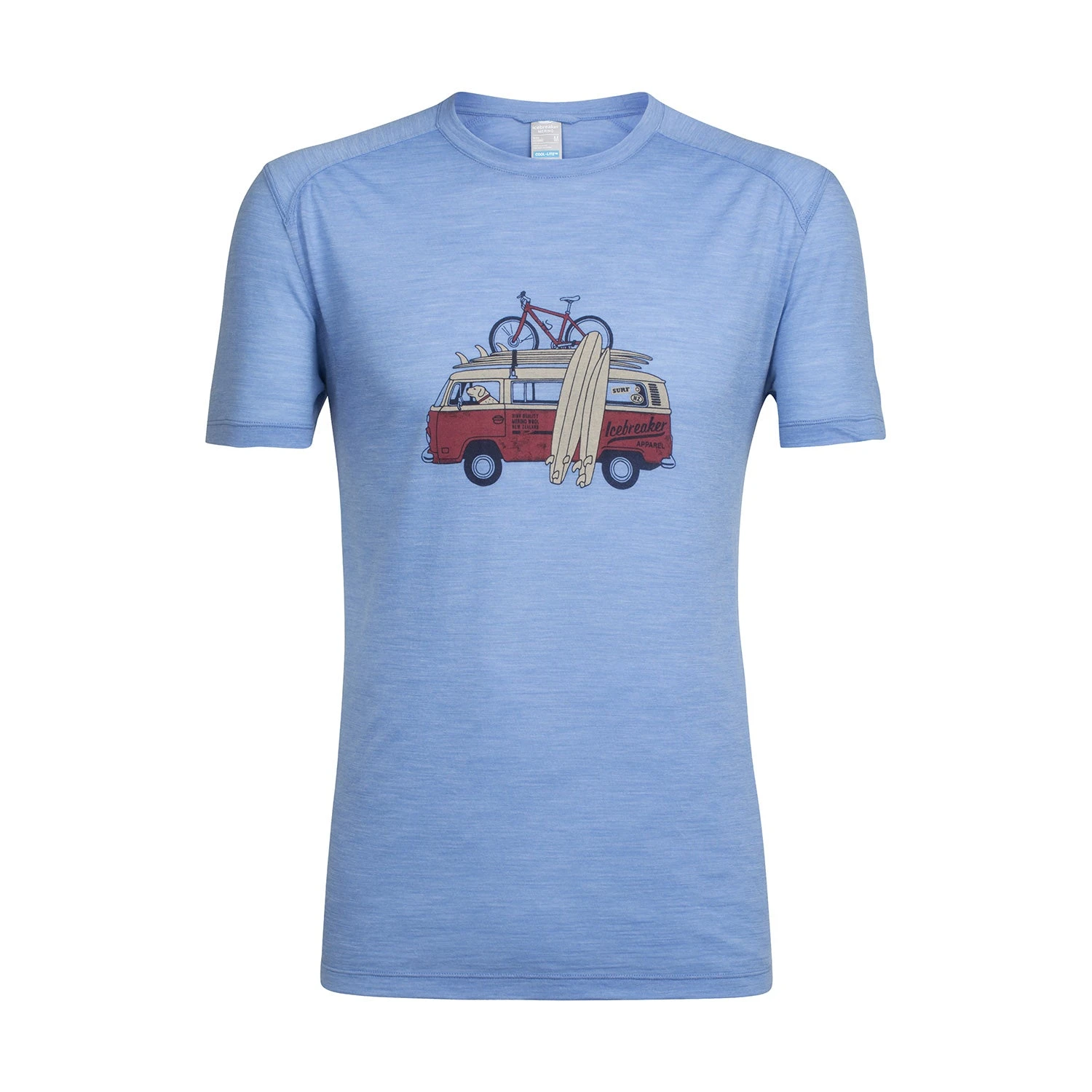 Icebreaker Men's Sphere Short Sleeve Crewe Van Surf Life|-|T-Shirt Sphere Van Surf Life Homme - Image 3