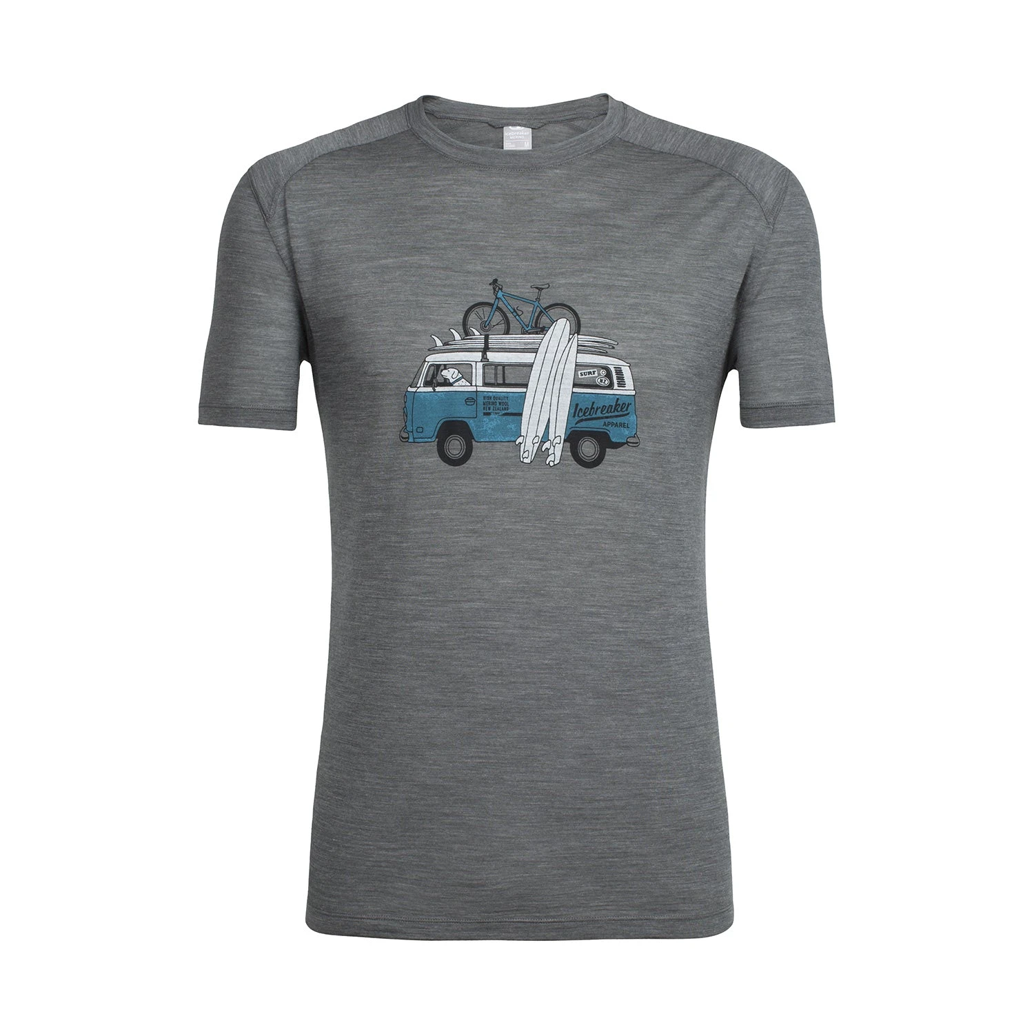 Icebreaker Men's Sphere Short Sleeve Crewe Van Surf Life|-|T-Shirt Sphere Van Surf Life Homme - Image 2