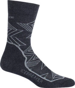Icebreaker Hike+ Light Crew Intersecting Arrows - Men's|-|Chaussettes Hike+ Light Crew Intersecting Arrows - Homme