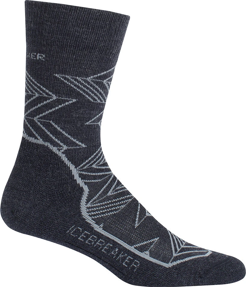 Icebreaker Hike+ Light Crew Intersecting Arrows - Men's|-|Chaussettes Hike+ Light Crew Intersecting Arrows - Homme