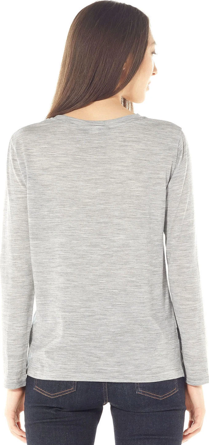 Icebreaker Tech Lite Long Sleeve Pocket Crewe - TABI Collection - Women's|-|Chandail Col Rond à Manches Longues - Femme - Collection TABI - Image 8