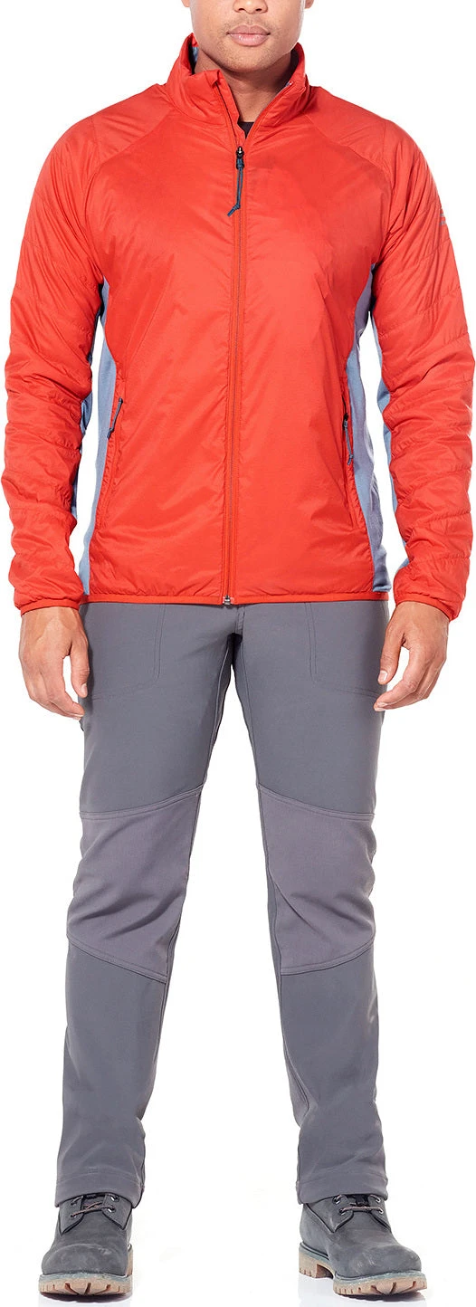 Icebreaker Hyperia Lite Hybrid Long Sleeve Zip Jacket - Men's|-|Manteau à Glissière Hyperia Lite Hybrid - Homme - Image 7