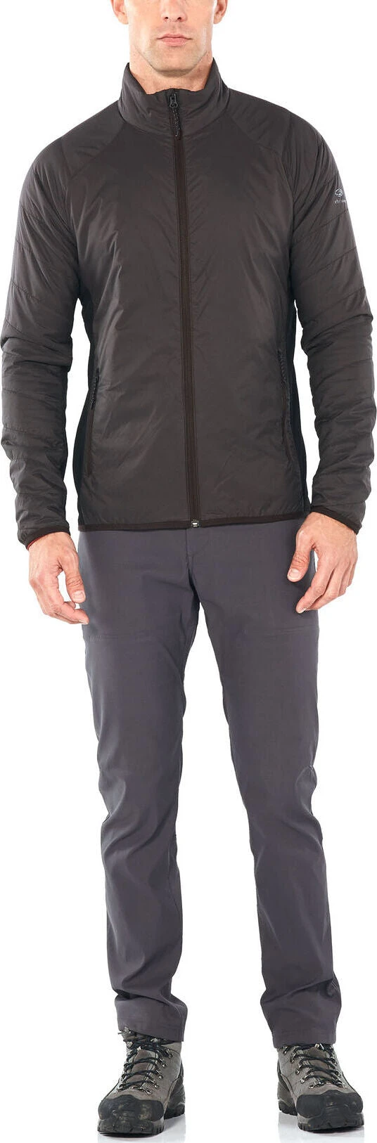 Icebreaker Hyperia Lite Hybrid Long Sleeve Zip Jacket - Men's|-|Manteau à Glissière Hyperia Lite Hybrid - Homme - Image 14