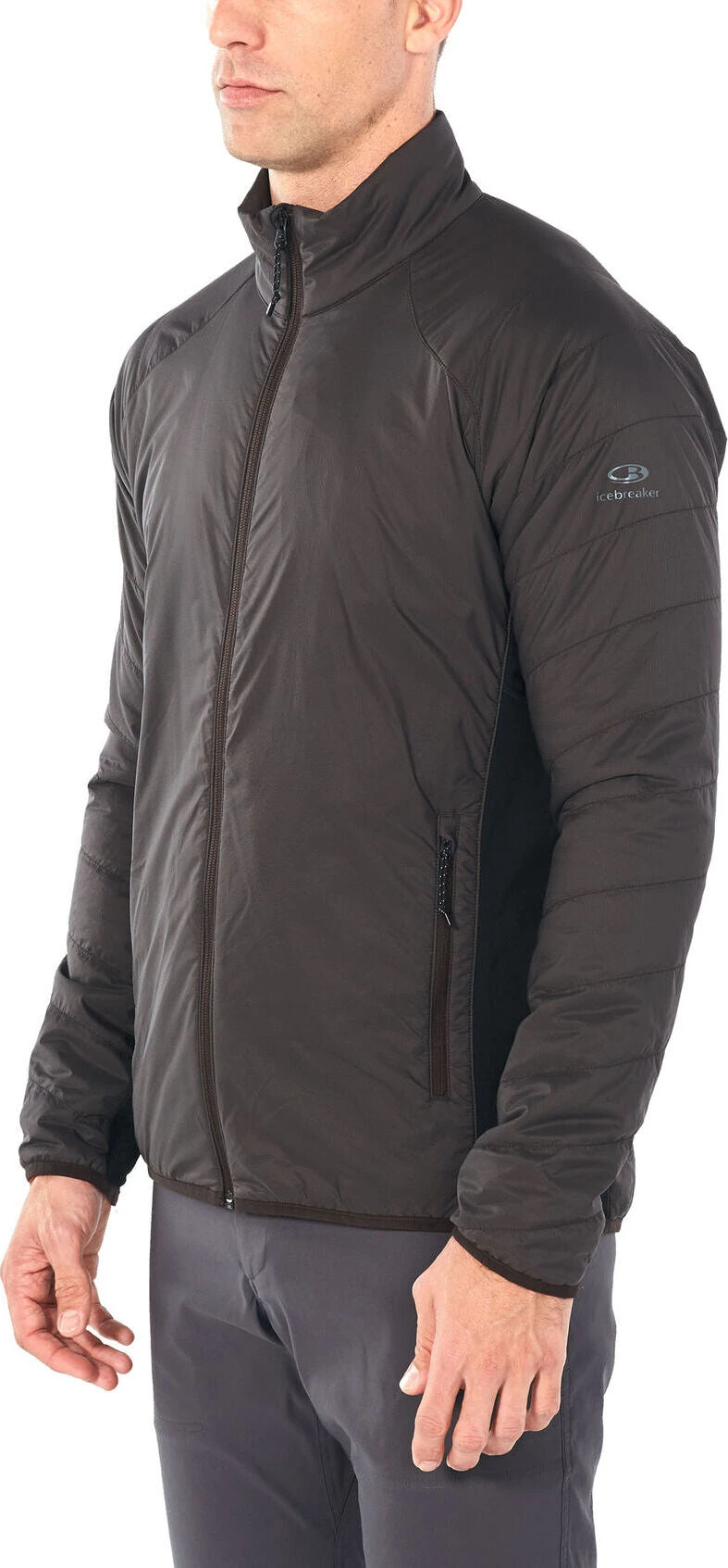 Icebreaker Hyperia Lite Hybrid Long Sleeve Zip Jacket - Men's|-|Manteau à Glissière Hyperia Lite Hybrid - Homme - Image 18